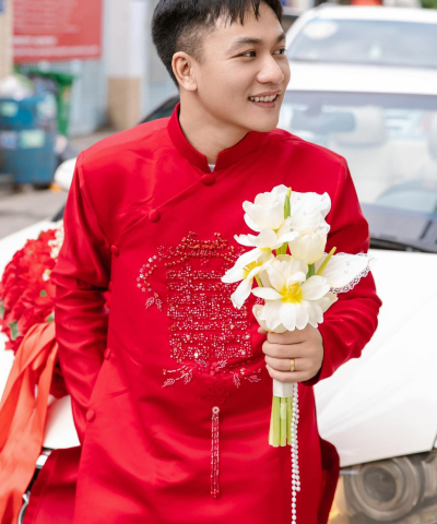 Bó Hoa Cưới từ Tulip mix Thiên Môn