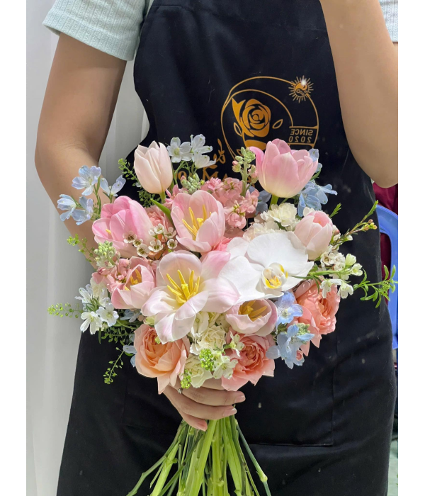 Set 3 sản phẩm được Dâu lựa chọn để lưu lại 2 bó Hoa Cưới
